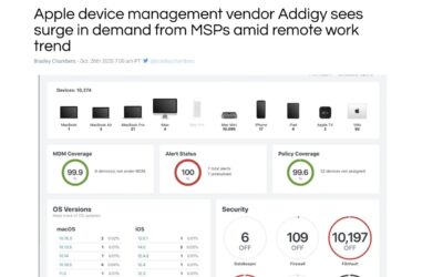 Apple device management vendor Addigy sees surge in demand from MSPs amid remote work trend